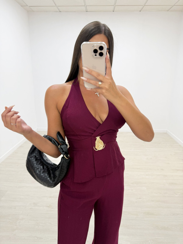 CONJUNTO ALOM BURDEOS